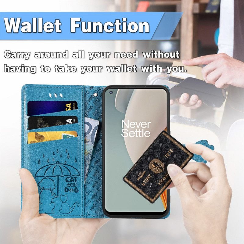 Kotelot OnePlus Nord N100 Animated Animals