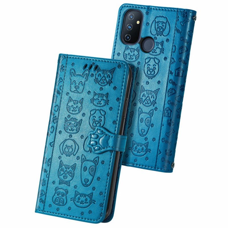 Kotelot OnePlus Nord N100 Animated Animals