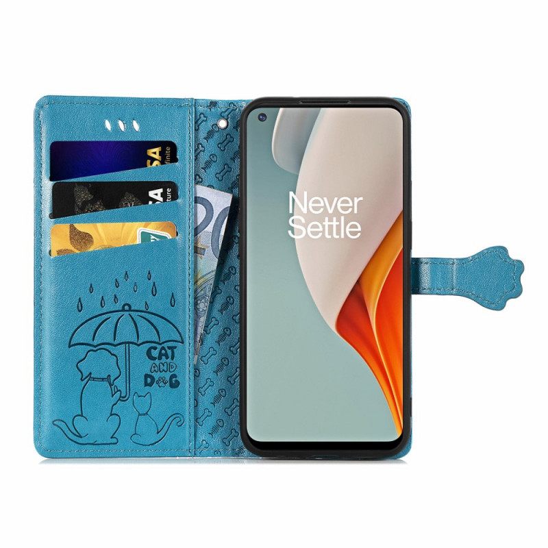 Kotelot OnePlus Nord N100 Animated Animals