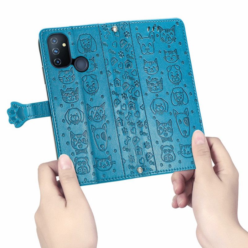 Kotelot OnePlus Nord N100 Animated Animals