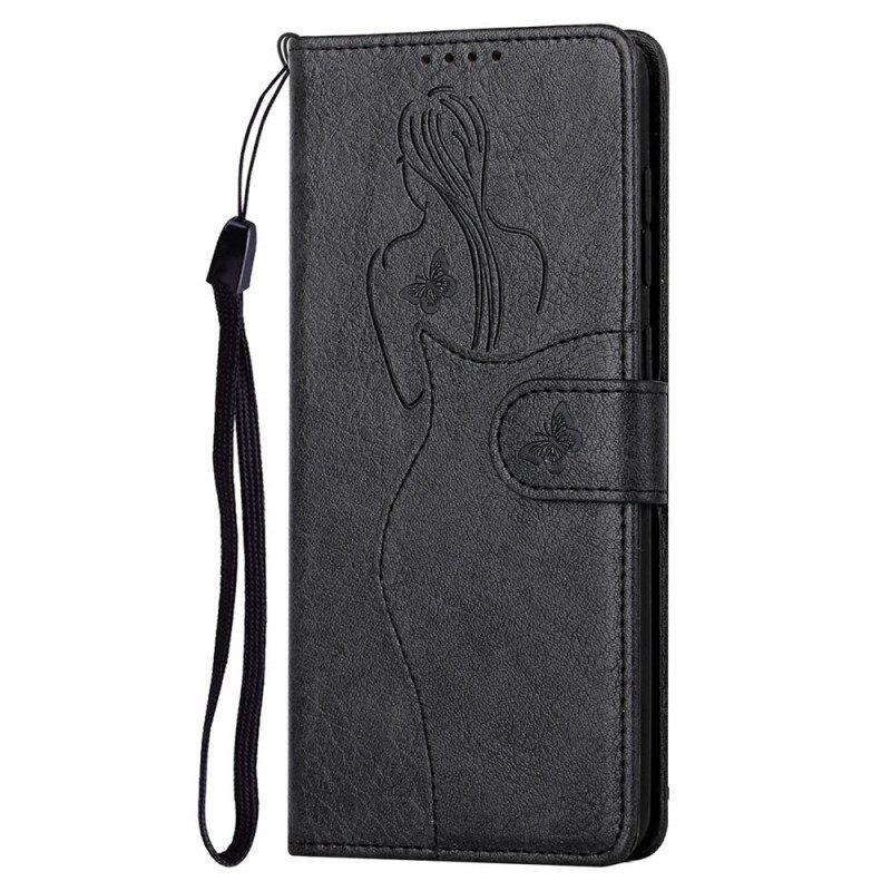 Kotelot OnePlus Nord N100 Faux Leather Silhouette