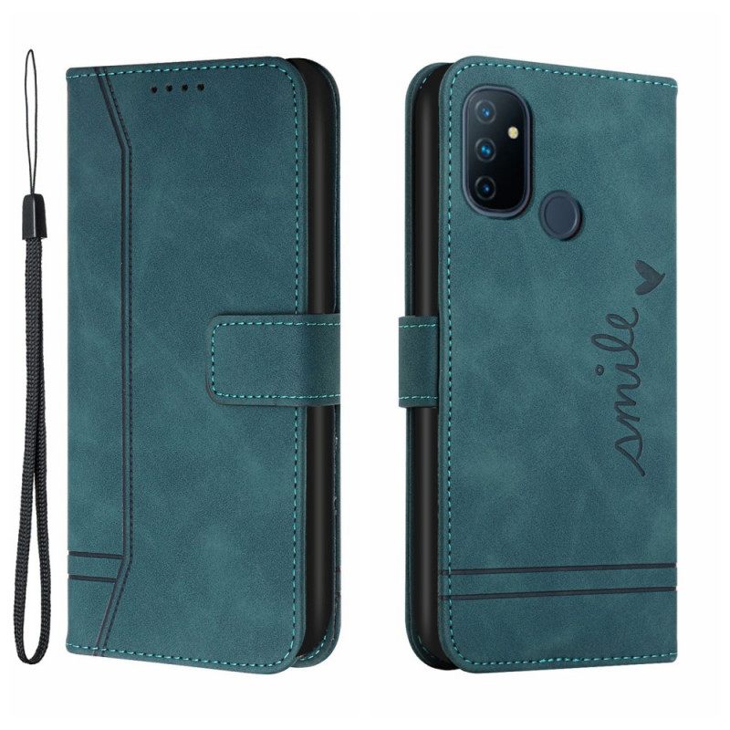 Kotelot OnePlus Nord N100 Smile Ja Lanyard
