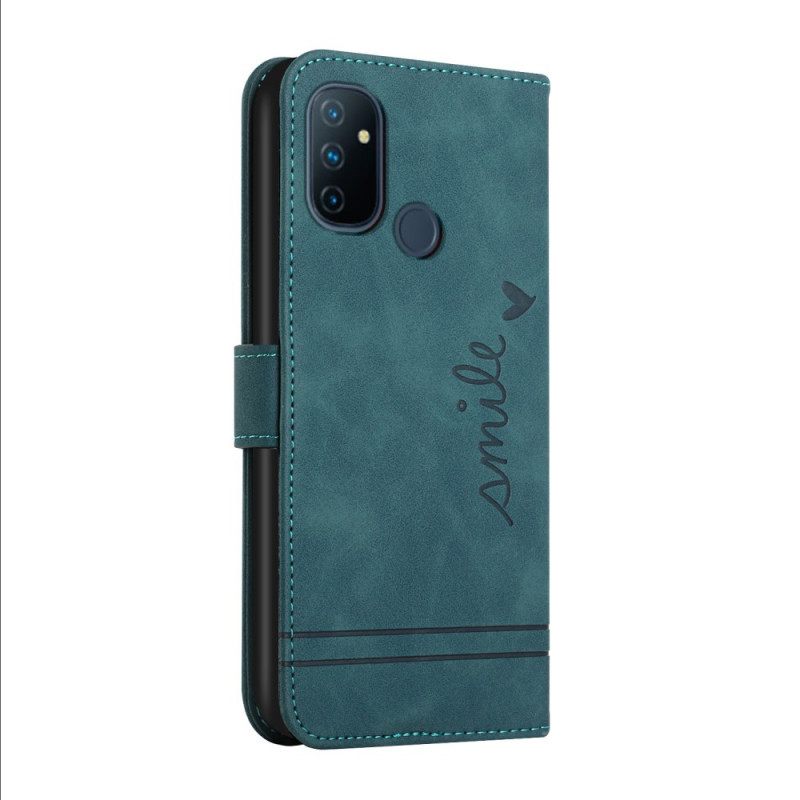 Kotelot OnePlus Nord N100 Smile Ja Lanyard