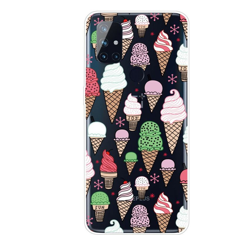 Kuori OnePlus Nord N100 Cream Jäätelö