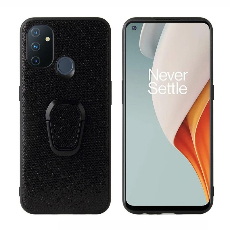 Kuori OnePlus Nord N100 Glitter Ring Tuki