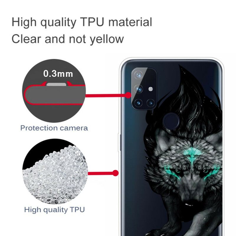 Kuori OnePlus Nord N100 Graafinen Susi