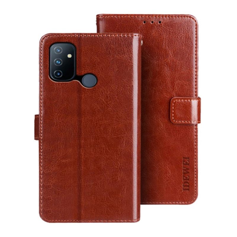 Nahkakotelo OnePlus Nord N100 Faux Leather Idewei