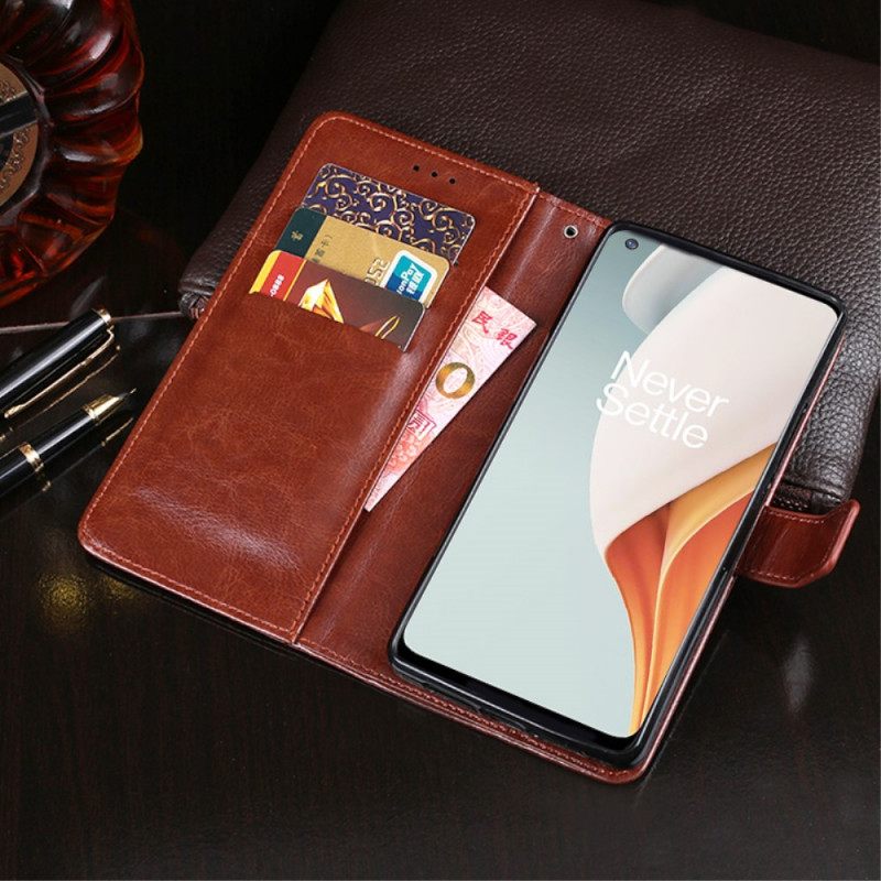 Nahkakotelo OnePlus Nord N100 Faux Leather Idewei