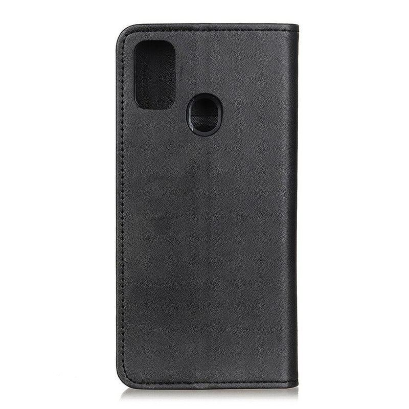 Puhelinkuoret OnePlus Nord N100 Kotelot Flip Haljasnahka