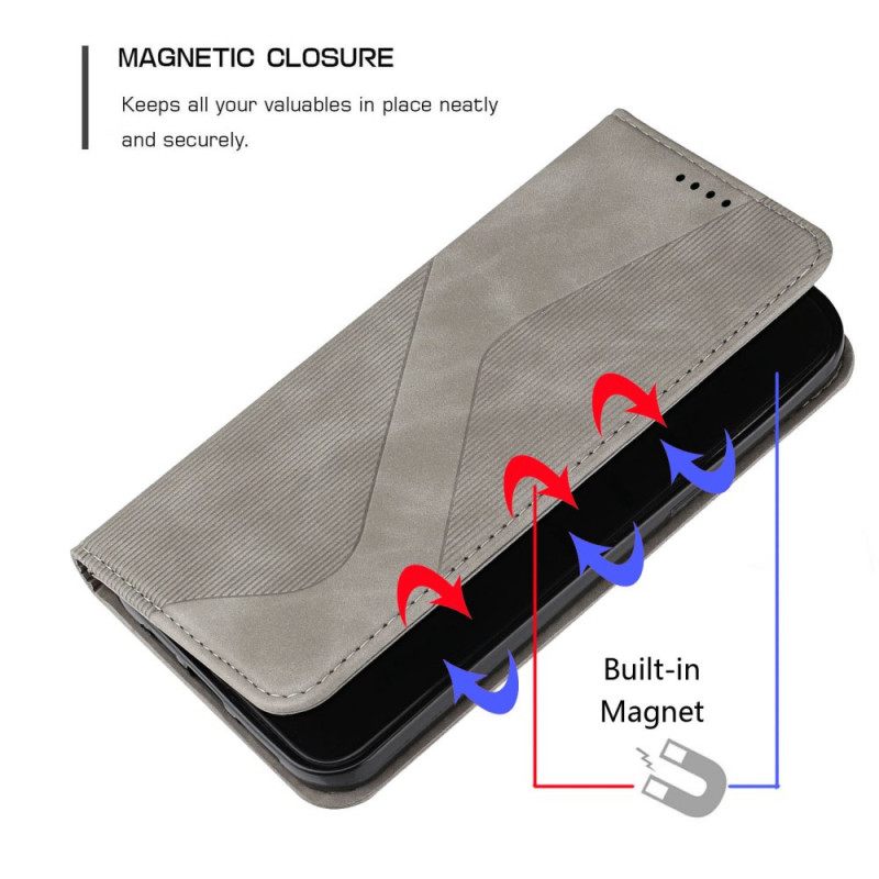 Puhelinkuoret OnePlus Nord N100 Kotelot Flip Style Leather S-design