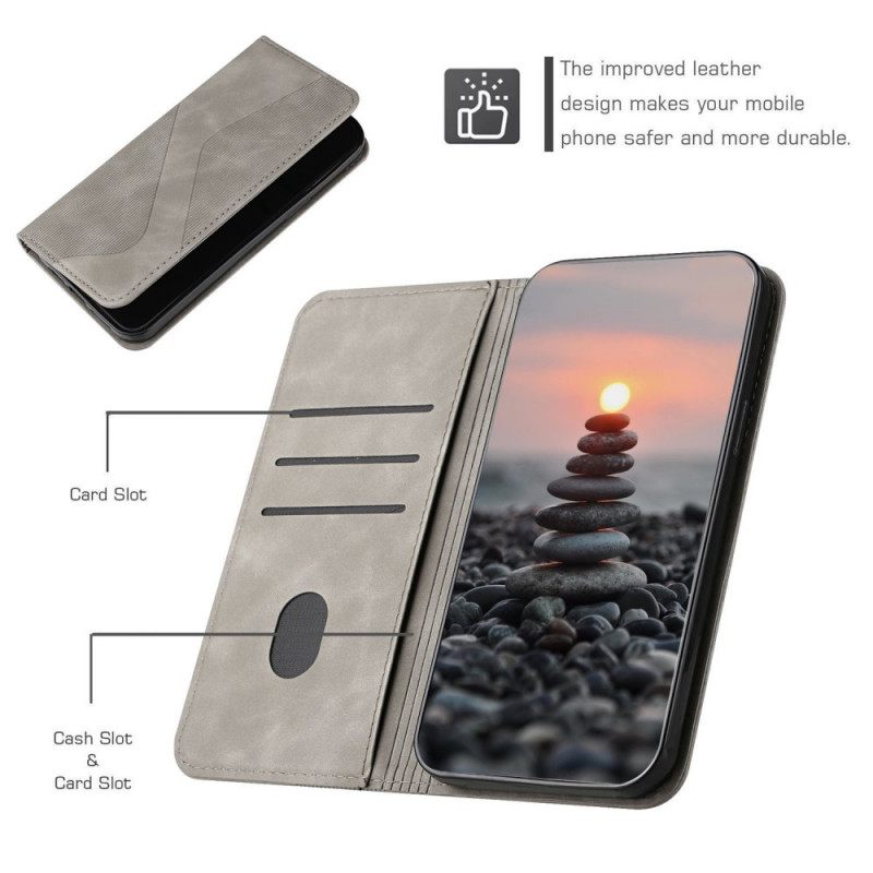 Puhelinkuoret OnePlus Nord N100 Kotelot Flip Style Leather S-design