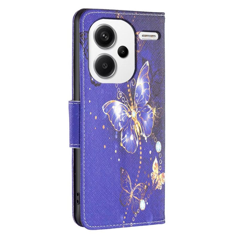 Kotelot Xiaomi Redmi Note 13 Pro Plus 5g Purppuraperhosia Suojakuori