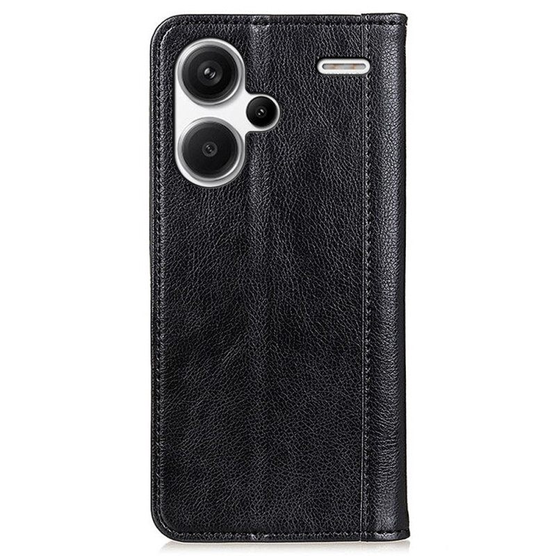 Nahkakotelo Xiaomi Redmi Note 13 Pro Plus 5g Retro Haljasnahkaa