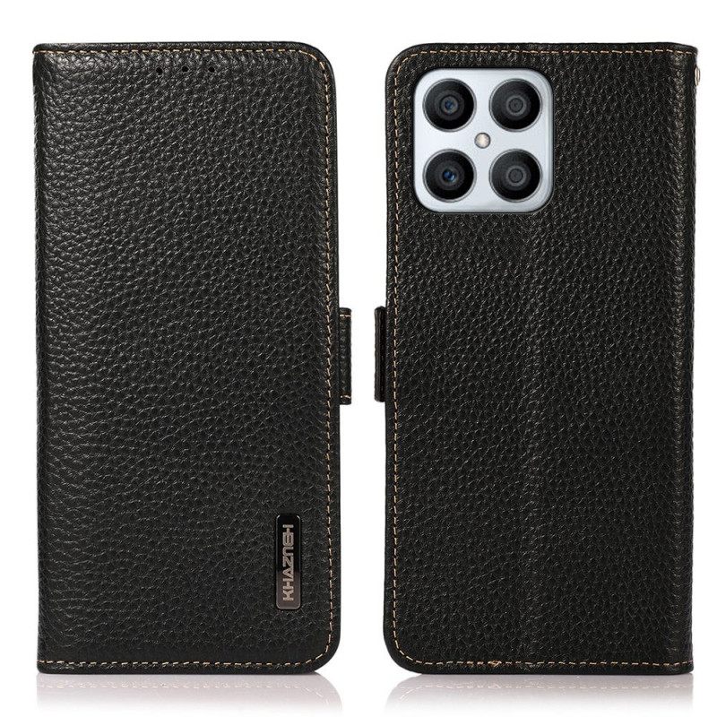 Flip Case Honor X8 Aito Litšinahka Khazneh Rfid