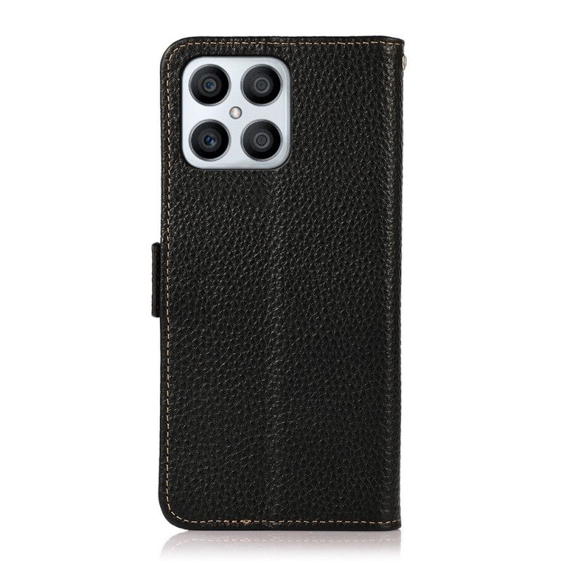 Flip Case Honor X8 Aito Litšinahka Khazneh Rfid