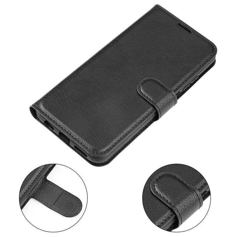 Flip Case Honor X8 Klassinen Litsi-nahkaefekti