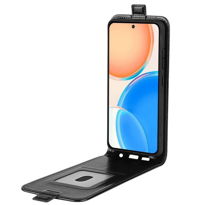 Kotelot Honor X8 Vertical Closure Leather Effect Texture