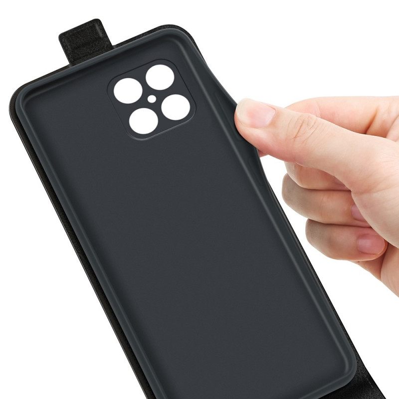 Kotelot Honor X8 Vertical Closure Leather Effect Texture