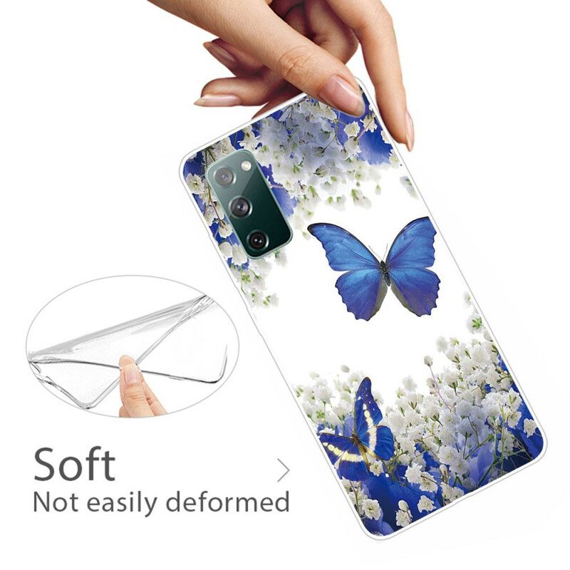 Case Samsung Galaxy S20 FE Butterflies Design