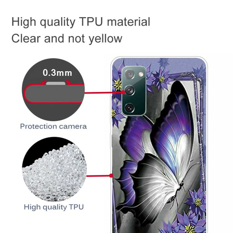 Case Samsung Galaxy S20 FE Butterflies Perhoset