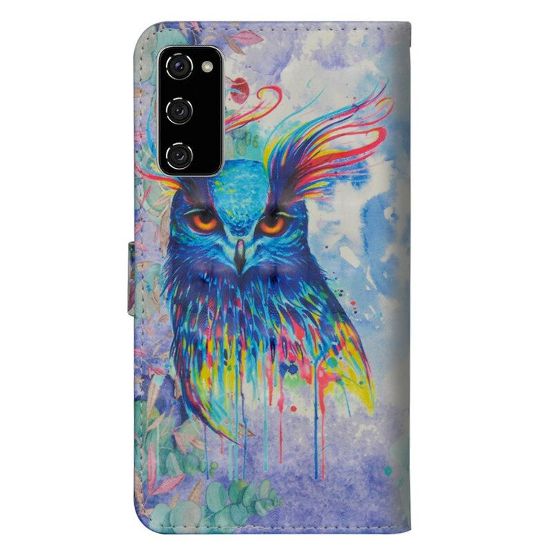 Kotelot Samsung Galaxy S20 FE Bird Watercolour