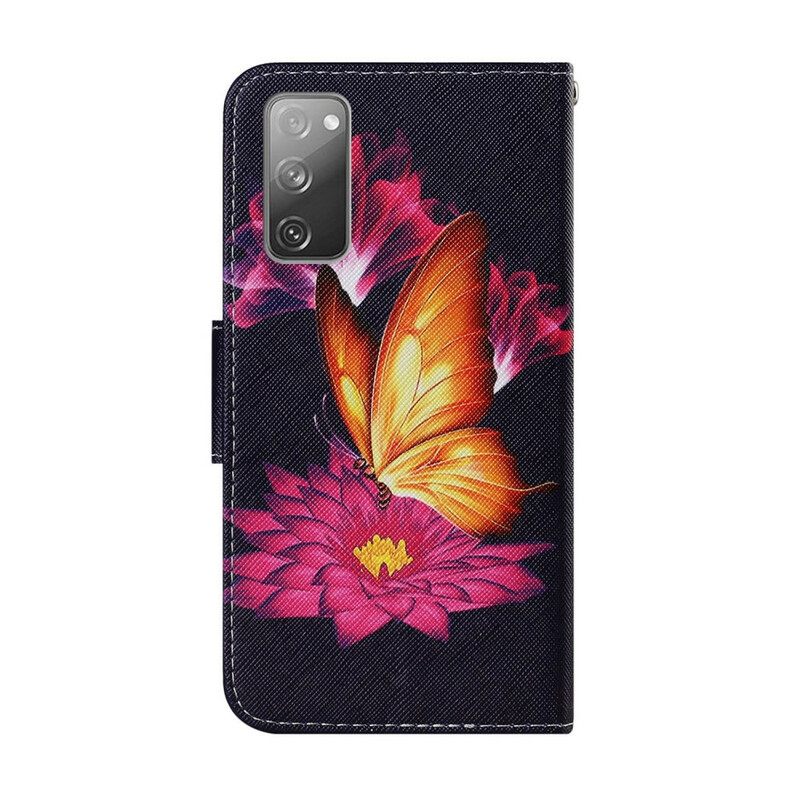 Kotelot Samsung Galaxy S20 FE Butterfly Ja Lotus