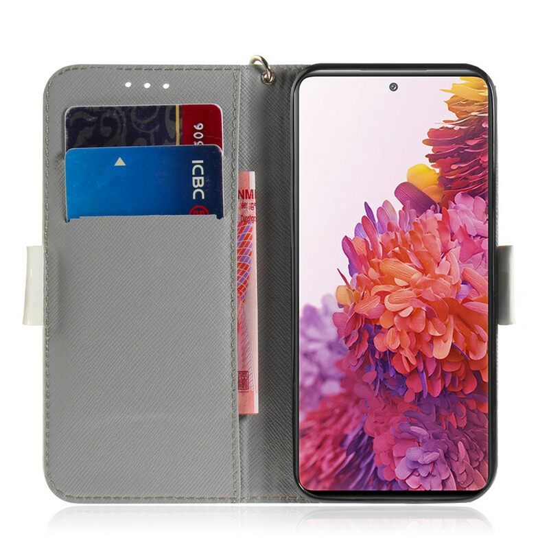 Kotelot Samsung Galaxy S20 FE Suojaketju Kuori Strap Flower Branch