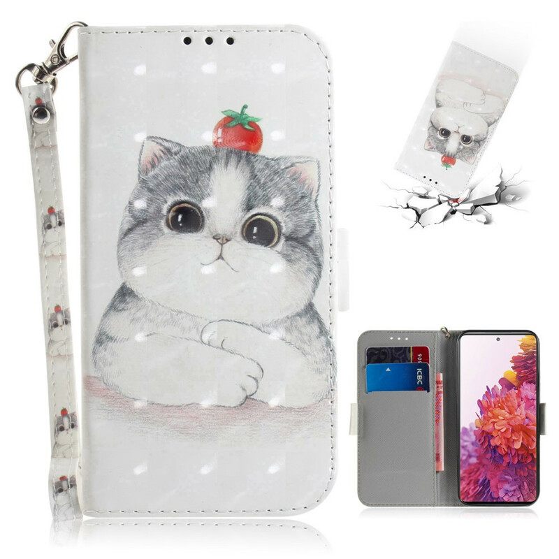 Kotelot Samsung Galaxy S20 FE Suojaketju Kuori Tomaatti Remmalla