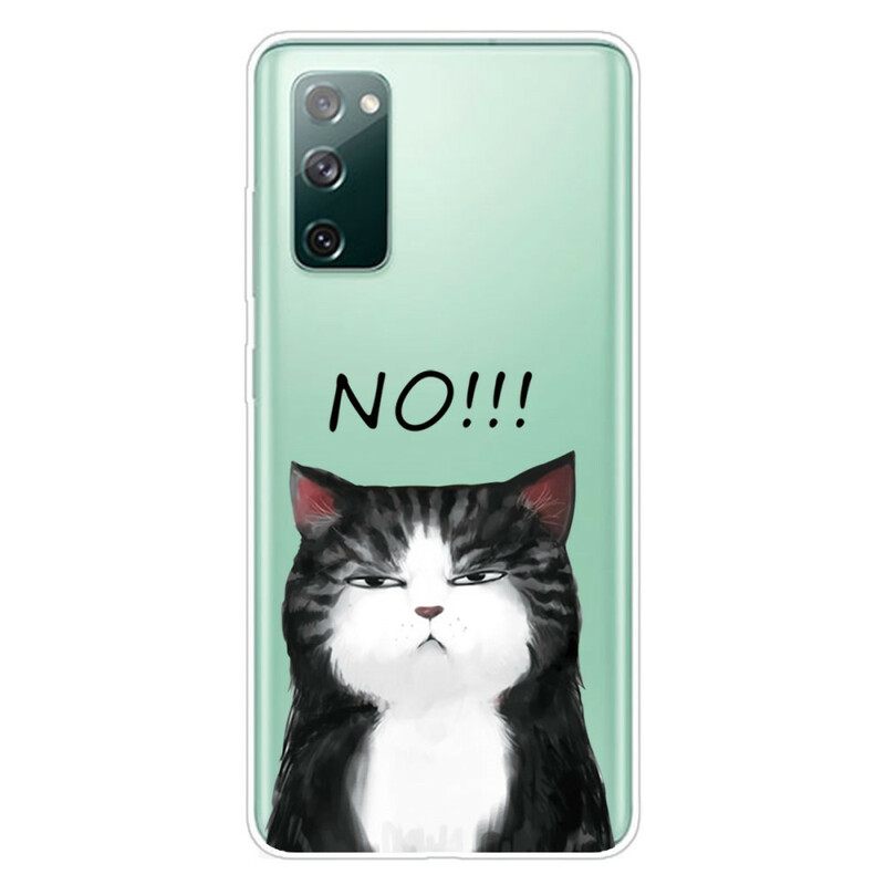 Kuori Samsung Galaxy S20 FE Kissa Joka Sanoo Ei