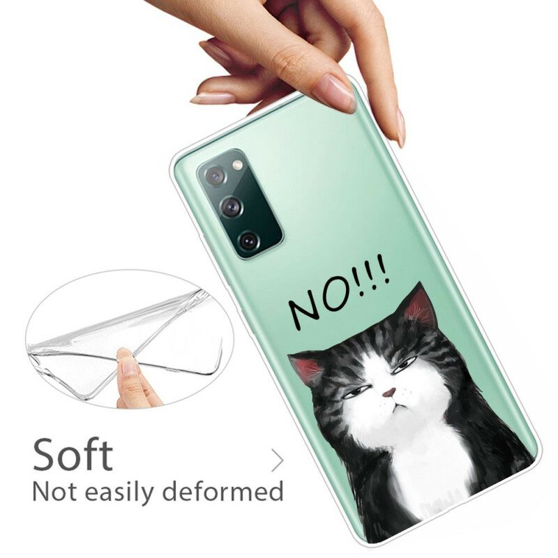 Kuori Samsung Galaxy S20 FE Kissa Joka Sanoo Ei