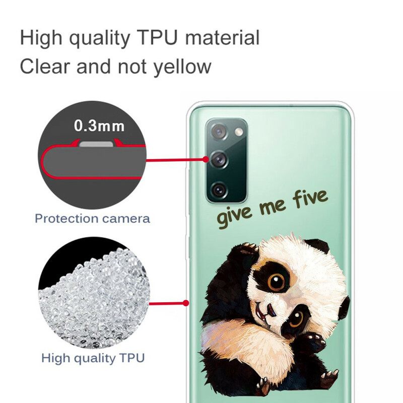 Kuori Samsung Galaxy S20 FE Transparent Panda Anna Minulle Viisi