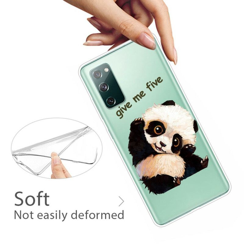 Kuori Samsung Galaxy S20 FE Transparent Panda Anna Minulle Viisi