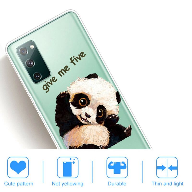Kuori Samsung Galaxy S20 FE Transparent Panda Anna Minulle Viisi