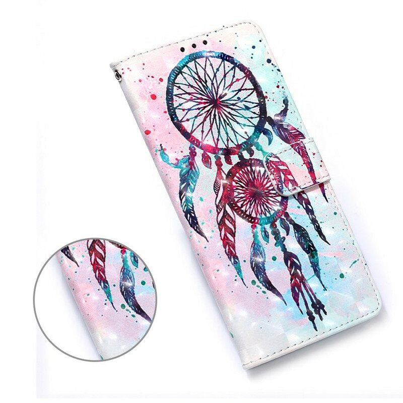 Nahkakotelo Samsung Galaxy S20 FE Watercolour Dreamcatcher