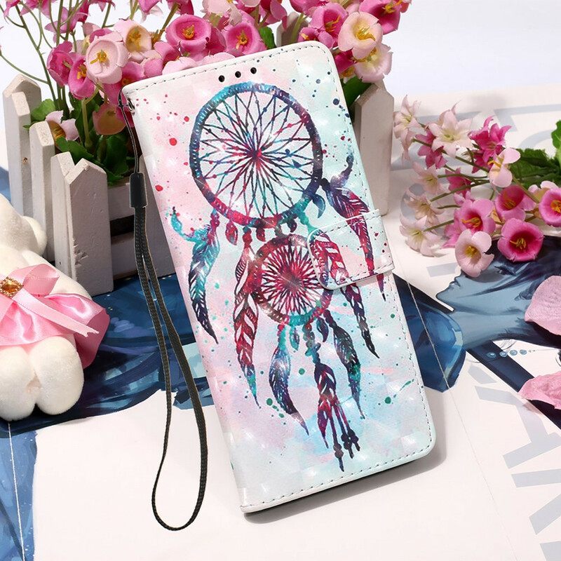 Nahkakotelo Samsung Galaxy S20 FE Watercolour Dreamcatcher