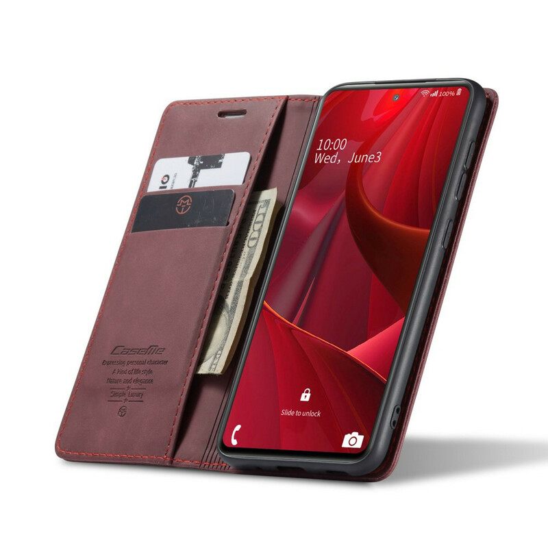 Puhelinkuoret Samsung Galaxy S20 FE Kotelot Flip Caseme Keinonahka