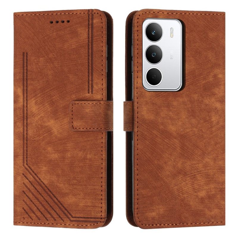 Lederhüllen Für Realme C71 Linien