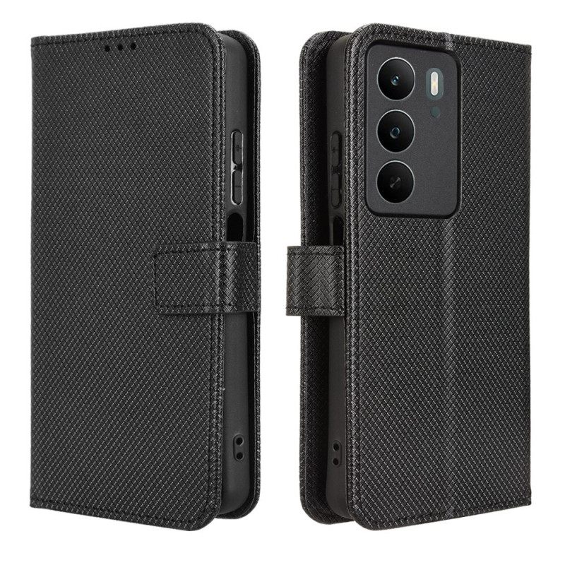 Lederhüllen Realme C71 Diamantstruktur