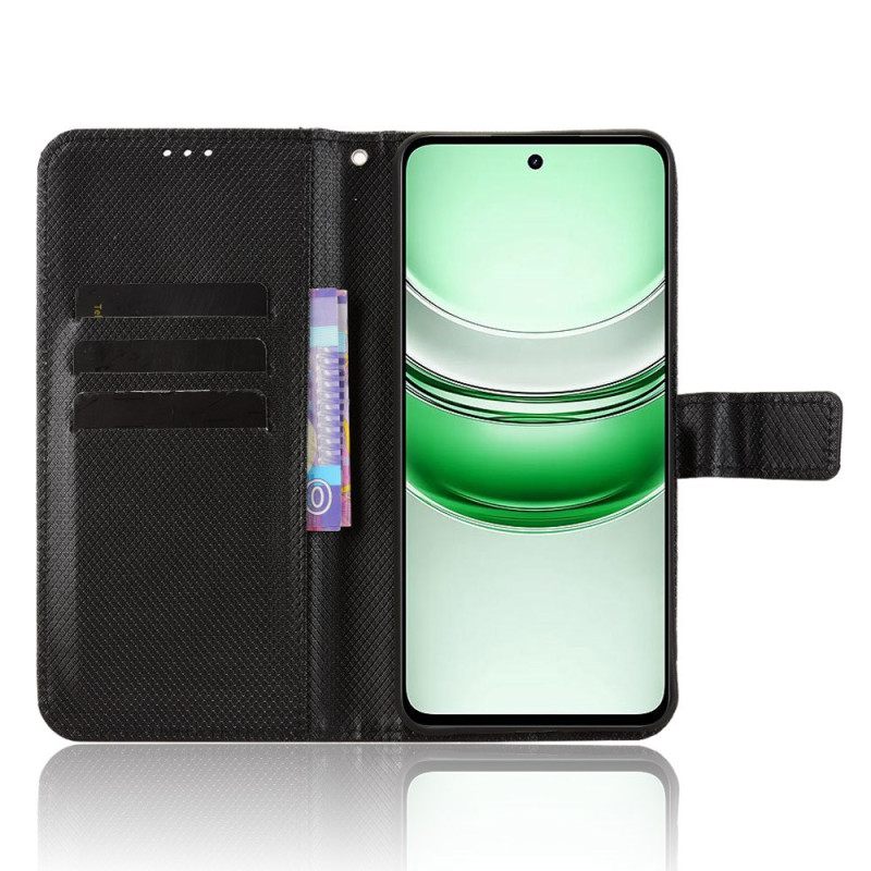 Lederhüllen Realme C71 Diamantstruktur