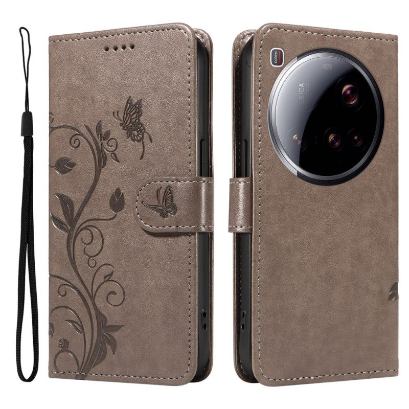 Kotelot Xiaomi 15 Ultra Kukkakuvio