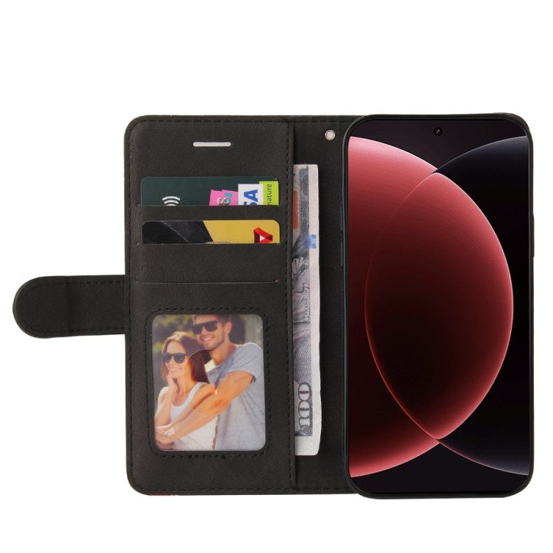 Kotelot Xiaomi 15 Ultra Puhelinkuoret Kaksiväriset Aaltoilevat Viivat