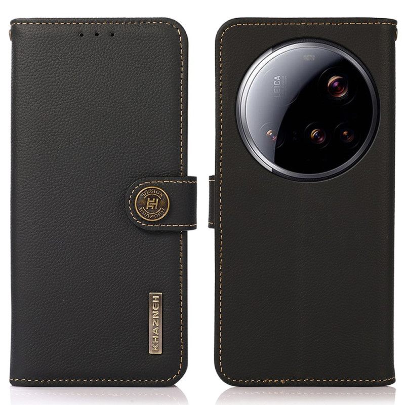 Kotelot Xiaomi 15 Ultra Puhelinkuoret Khazneh Klassinen Nahka