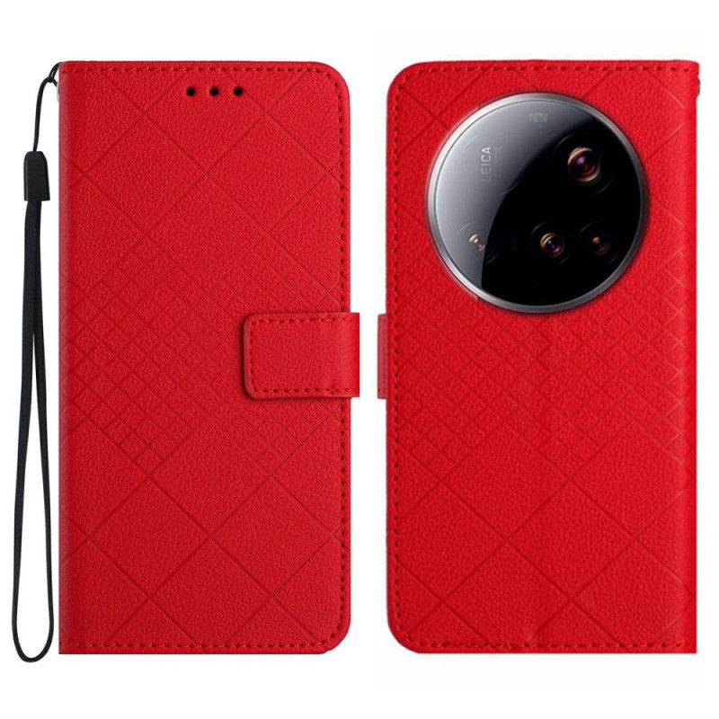 Kotelot Xiaomi 15 Ultra Vinoneliökuvio Suojakuori