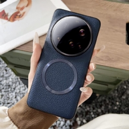 Kuori Xiaomi 15 Ultra Magsafe-litsikuviointinahkakuviointi