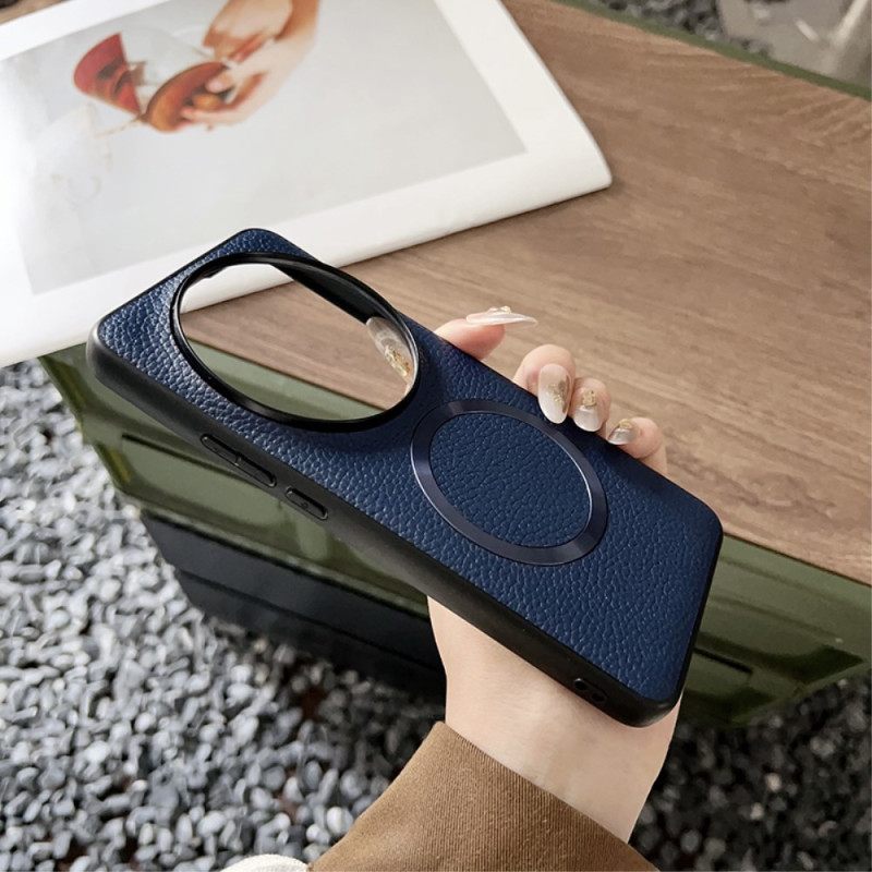 Kuori Xiaomi 15 Ultra Magsafe-litsikuviointinahkakuviointi