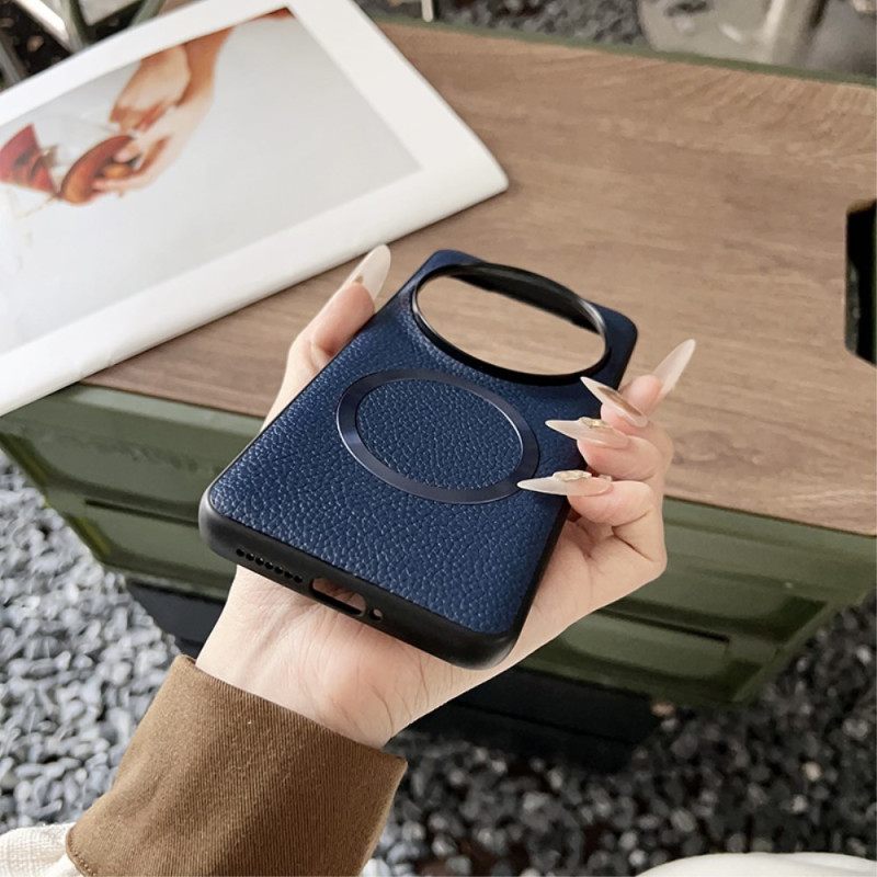 Kuori Xiaomi 15 Ultra Magsafe-litsikuviointinahkakuviointi