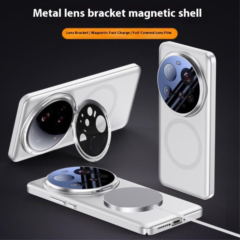 Kuori Xiaomi 15 Ultra Yhteensopiva Magsafe Alloy -kuulokkeiden Kanssa Ja Kiinnikkeellä