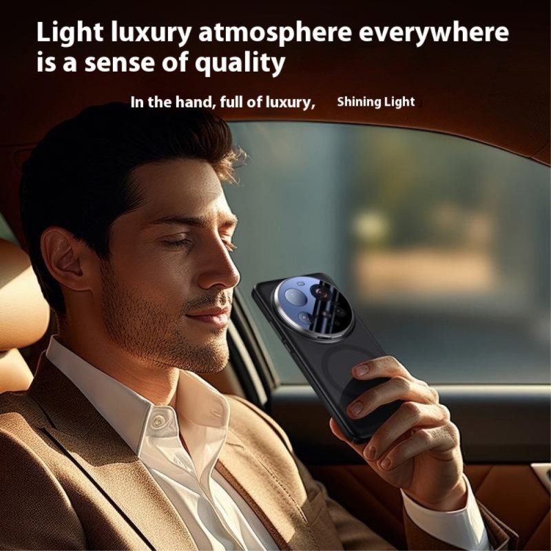 Kuori Xiaomi 15 Ultra Yhteensopiva Magsafe Alloy -kuulokkeiden Kanssa Ja Kiinnikkeellä