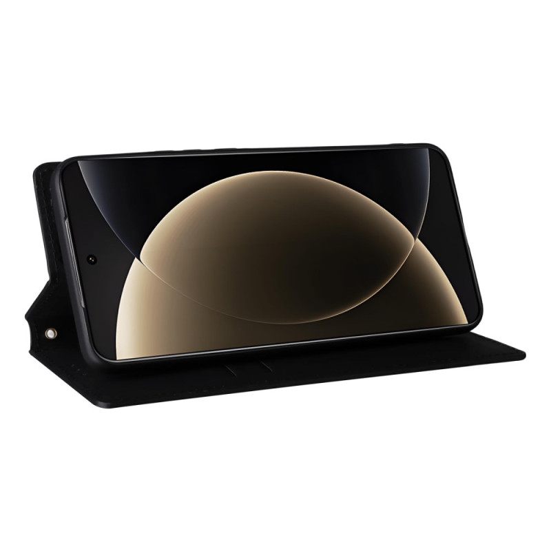 Nahkakotelo Xiaomi 15 Ultra 3d-timantit Suojakuori