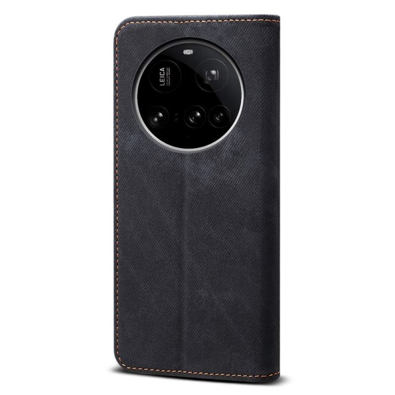 Nahkakotelo Xiaomi 15 Ultra Farkkukangas